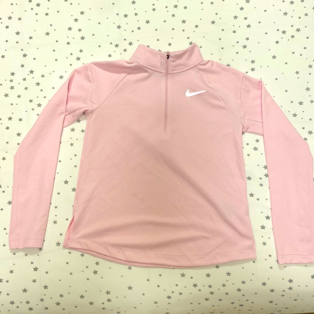 Girls Nike half zip pullover